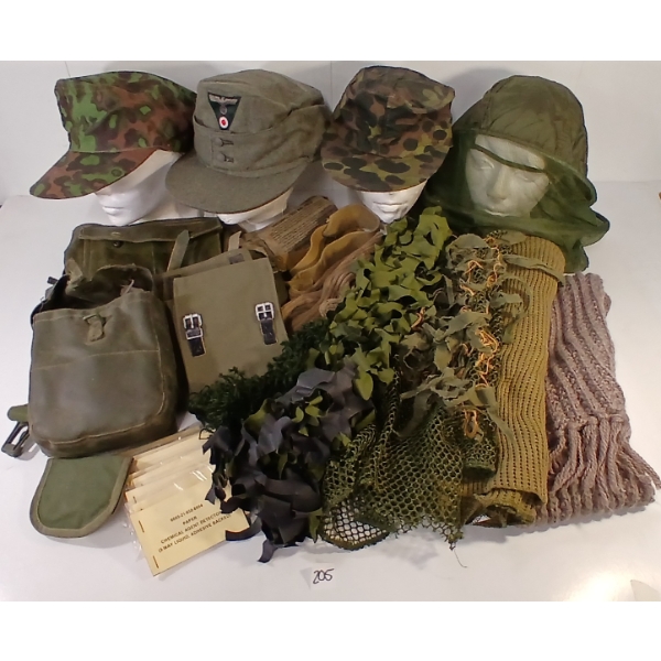 JOB LOT - WEB GEAR, PACK, SCARBES, CAPS, GLOVES, ETC