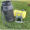 Image 1 : JOB LOT - RAIN-BARREL, HOSE REEL, WATER TANK (POLY)