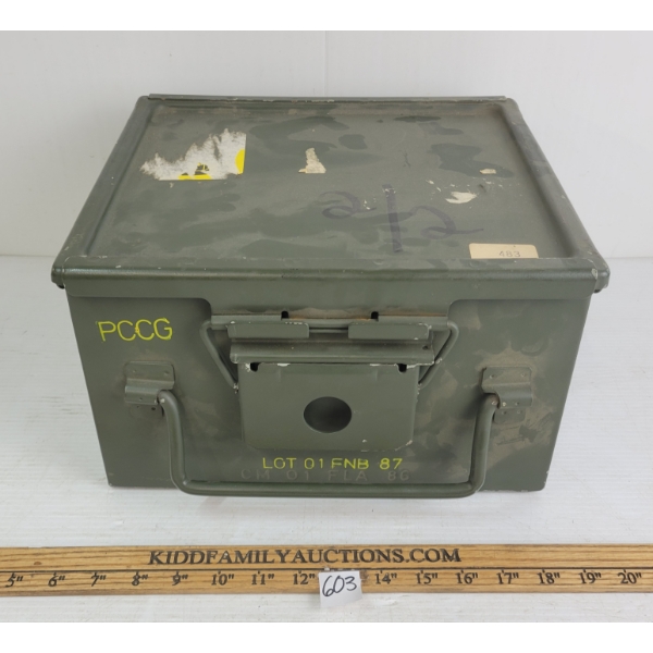 MILITARY AMMO CRATE