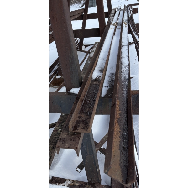 JOB LOT OF 3" CHANNEL STEEL - 20'