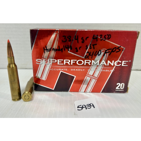 AMMO: 20X 6.5X55 - 140 GR. - RELOADS