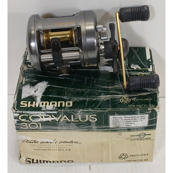 SHIMANO CORVALUS CVL 301 REEL - APPEARS AS NEW