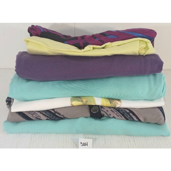 LOT OF 7 - WOMEN'S MINIMUM, LIFETIME, WESC & SPLIT T-SHIRTS & DRESSES