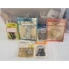 Image 2 : JOB LOT - MISC HARDWARE - INCL HINGES, CASTERS, PORCELAIN LAMP HOLDER, ETC