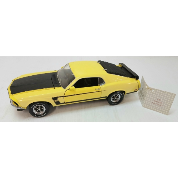 FRANKLIN MINT 1969 BOSS 302 MUSTANG DIECAST MODEL