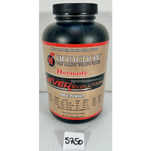 POWDER: 1 LB HODGDON LEVEREVOLUTION