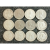 Image 2 : LOT OF 12 - 1939-1979 CDN 25 CENT COINS 