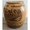 CHINESE / THAI EARTHENWARE DRAGON BOAT MOTIF PLANTER