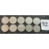 Image 2 : LOT OF 10 - 1944-1966 CDN 10 CENT COINS