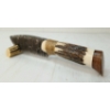 Image 1 : OBSIDIAN KNIFE W/ ANTLER HANDLE & STAND