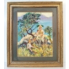 Image 1 : PARK SCENE BY FARAGER ROUSSO - FRAMED OIL ON BOARD