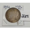 Image 1 : 1896 U.S. SILVER DOLLAR