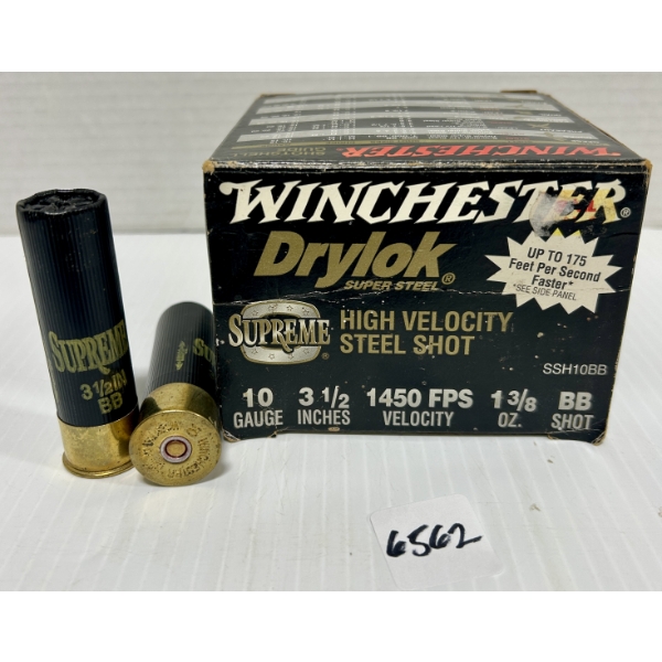 AMMO: 25X WINCHESTER 10 GA 3-1/2 IN - #BB STEEL