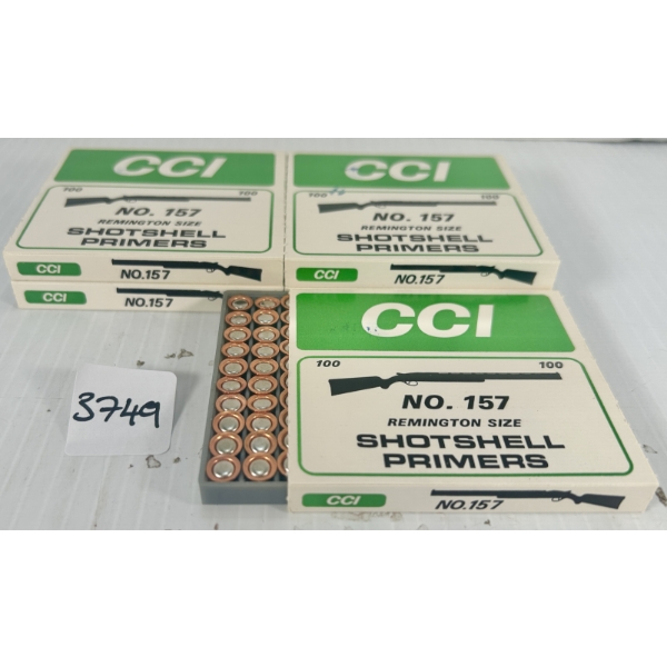 PRIMERS: 500X CCI NO. 157 SHOTSHELL PRIMERS