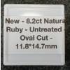 Image 3 : NATURAL RUBY - OVAL CUT