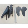 Image 2 : LOT OF 2 - CROW DECOYS