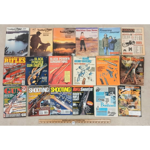 JOB LOT - FIREARMS & HUNGTING MAGAZINES & PUBLICATIONS