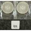 Image 1 :  LOT OF 2 - 1964 CDN SILVER DOLLARS - CHARLOTTETOWN