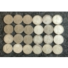 Image 2 : LOT OF 24 - 1888-1972 CDN 10 CENT COINS