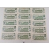 Image 2 : LOT OF 15 - 1973 CDN $1 BANKNOTES