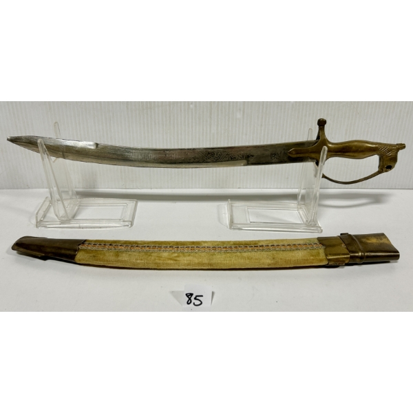 UNKNOWN SWORD WITH SCABBARD