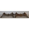 Image 2 : LOT OF 2 - CAST IRON BICYCLE STANDS 