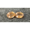 Image 2 : PAIR OF NATURAL IMPERIAL TOPAZES - OVAL MIXED CUT ($17,000)