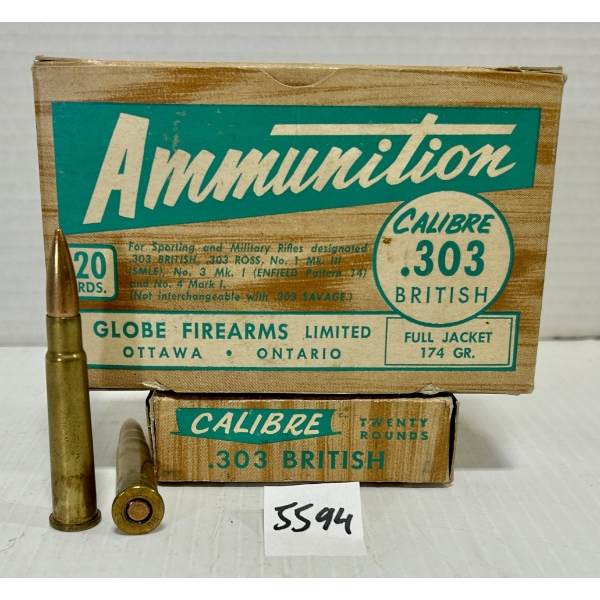 AMMO: 40X .303 BRIT 174GR. FMJ