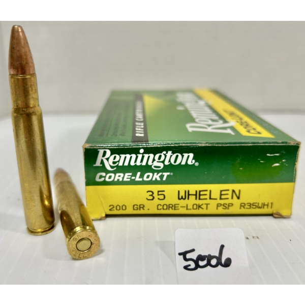 AMMO: 20X REMINGTON .35 WHELEN - 200 GR SP