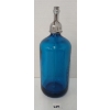 Image 4 : NEW YORK SELTZER WATER - COBALT BLUE ACID-ETCHED - SELTZER BOTTLE