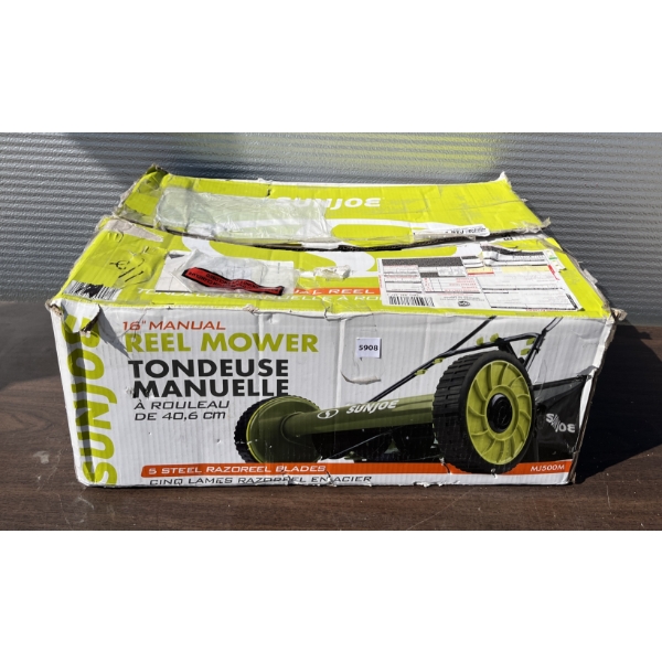 SUNJOE 16IN MANUAL REEL MOWER