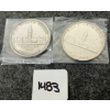 Image 1 : LOT OF 2 - 1939 CDN SILVER DOLLARS - PARLIAMENT 
