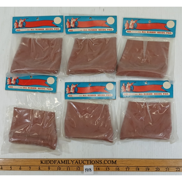 LOT OF 6 - RUBBER RECOIL PADS