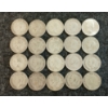 Image 2 : LOT OF 20 - 1941-1961 CDN 25 CENT COINS