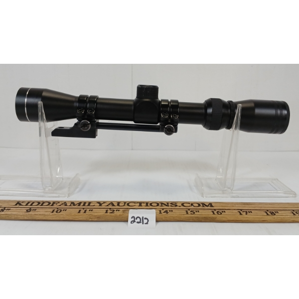 TASCO 3-9X40MM RIFLESCOPE W/ HENRY SCOPE MOUNT & BASE