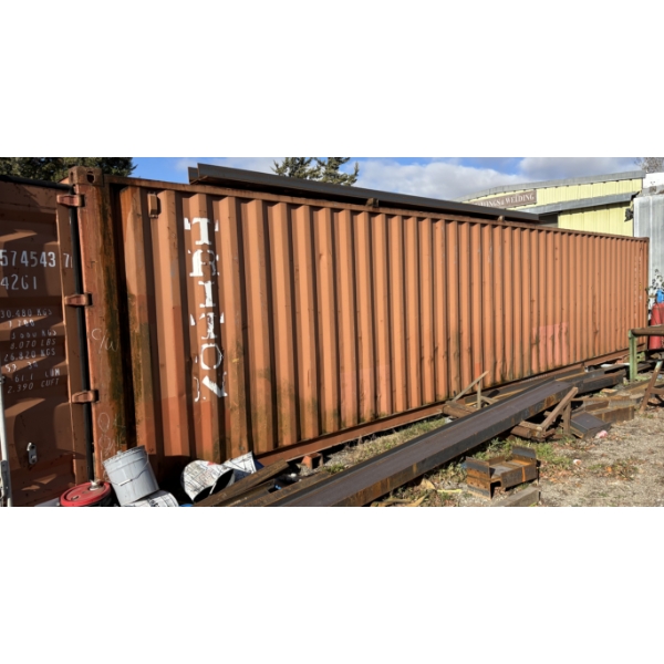 STORAGE CONTAINER - 40 FOOT - INTERIOR RACKING INCLUDED
