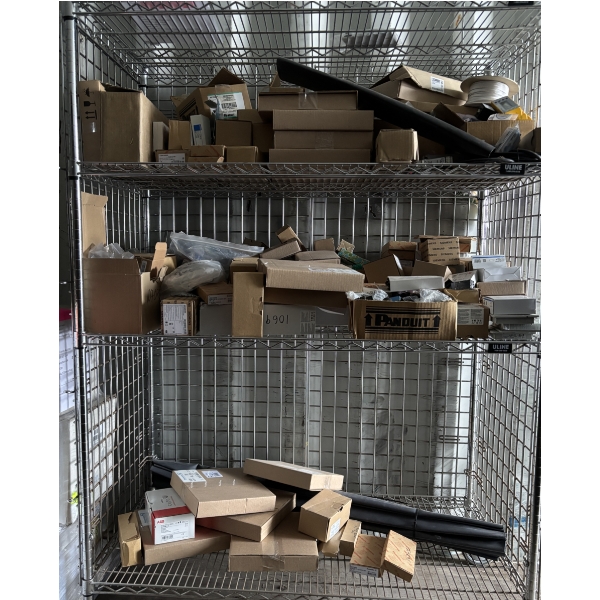 SHELF LOT - INDUSTRIAL CONTENTS - SHELF NOT INCLUDED