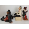 Image 6 : LOT OF 3 - PORCELAIN & CERAMIC CLOWN FIGURINES - INCL WIND UP MUSICAL DOLL & MOTIF ASHTRAY