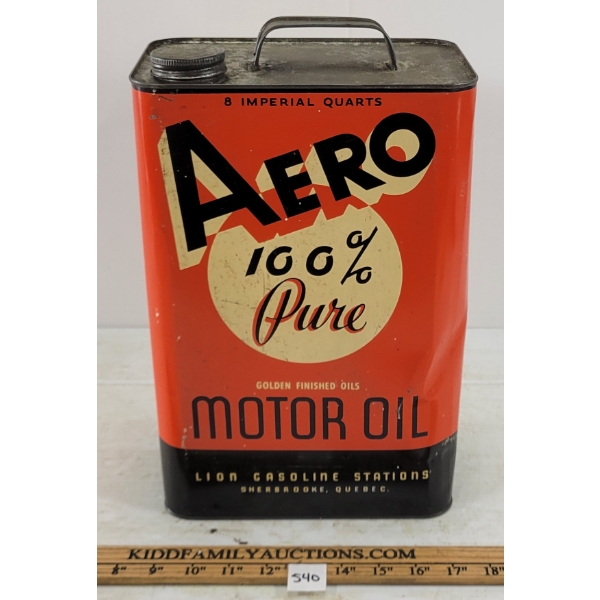 AERO MOTOR OIL 8QT CAN