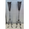 Image 2 : PAIR OF METAL FLOWER POT STANDS