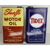 Image 3 : LOT OF 2 - TIDEX & SHURFLO MOTOR OIL GAL CANS