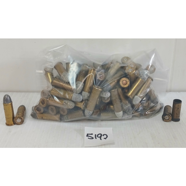 AMMO / BRASS: APPROX 90X MIXED .32 LONG & SHORT LIVE - APPROX 20X BRASS