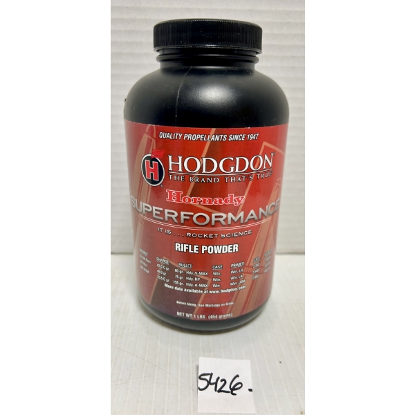 POWDER: 1LB HODGDON SUPERFORMANCE 