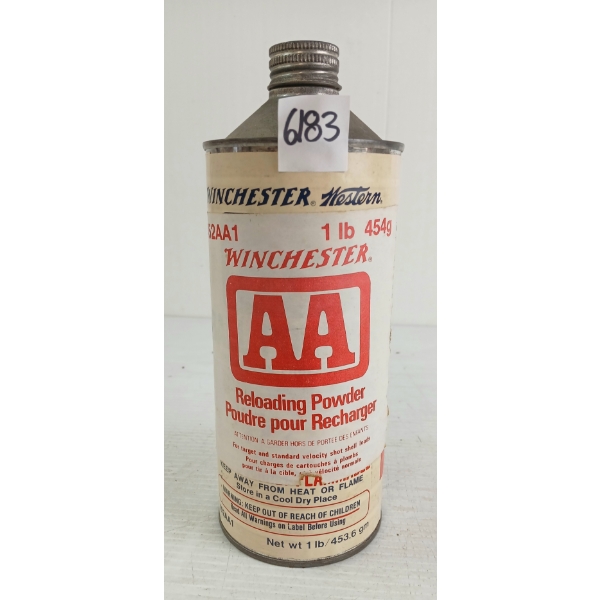 POWDER: APPROX 0.5LBS WINCHESTER 452AA1 POWDER