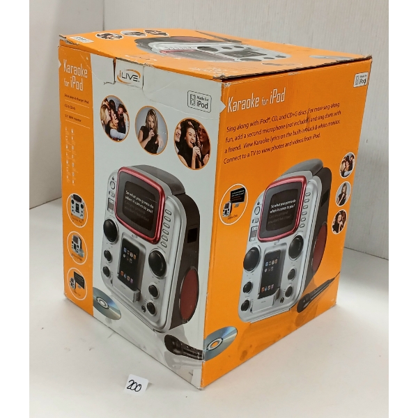 ILIVE KARAOKE DOCK FOR IPOD