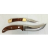 Image 3 : LOT OF 2 - CAMPING & HI-CUT FOLDING / HUNTING KNIVES W/ SHEATHS