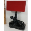 Image 5 : ART DECO BLACK PANTHER TABLE LAMP