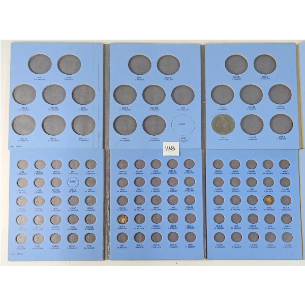 LOT OF 2 - MORGAN TYPE SILVER DIMES & DOLLARS BOOKLETS