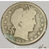 Image 3 : 1905 U.S. SILVER BARBER HALF DOLLAR