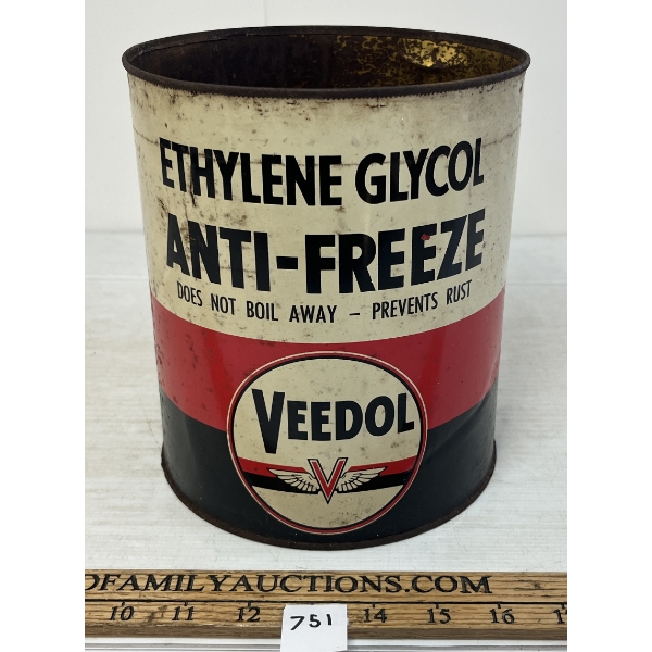 VEEDOL FLYING V ANTI-FREEZE GAL CAN 
